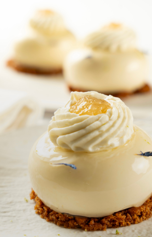 Entremets citron et poivre de Timut